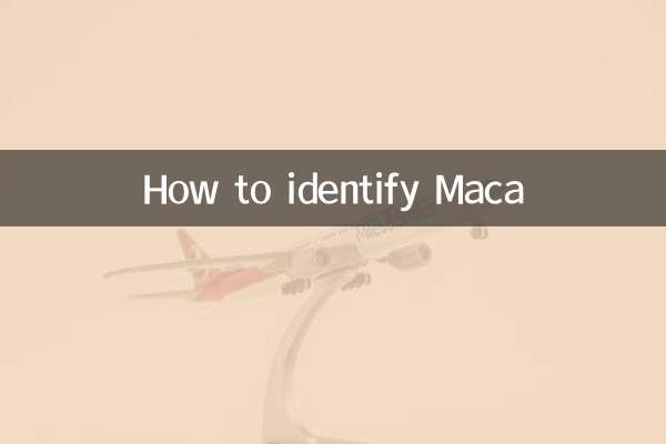 Come identificare Maca