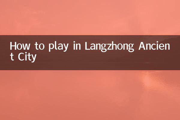 Como jogar na cidade antiga de Langzhong