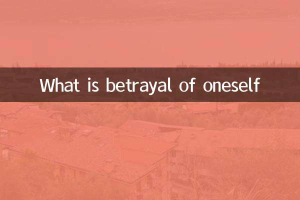 What is betrayal of oneself