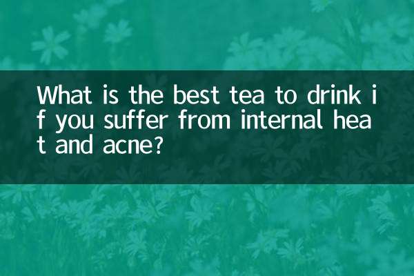 Qual è il miglior tè da bere se soffri di calore interno e acne?