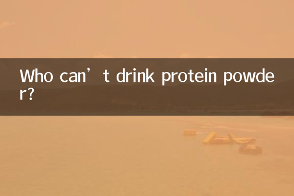 ¿Quién no puede beber proteína en polvo?