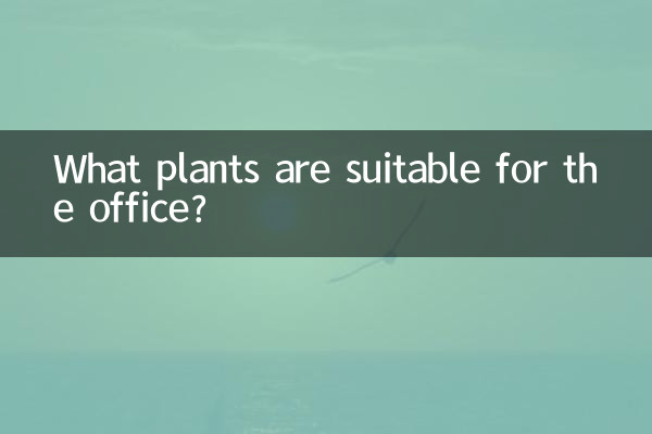 オフィスに適した植物は何ですか?
