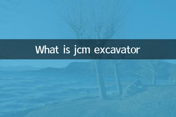 JCM掘削機とは