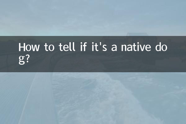 कैसे बताएं कि यह देशी कुत्ता है?