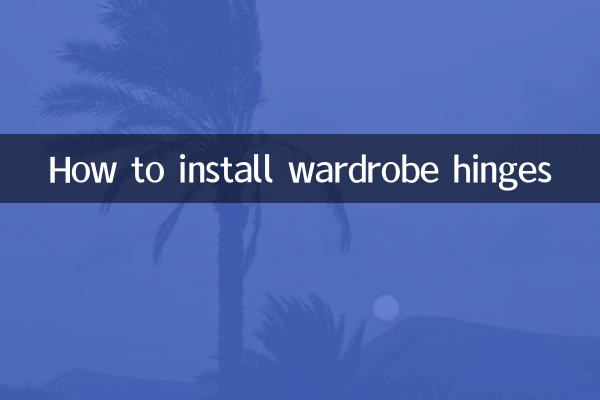 Cómo instalar bisagras de armario