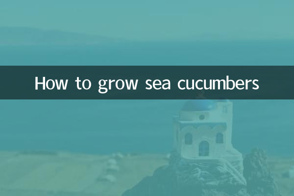 Come coltivare i cetrioli di mare