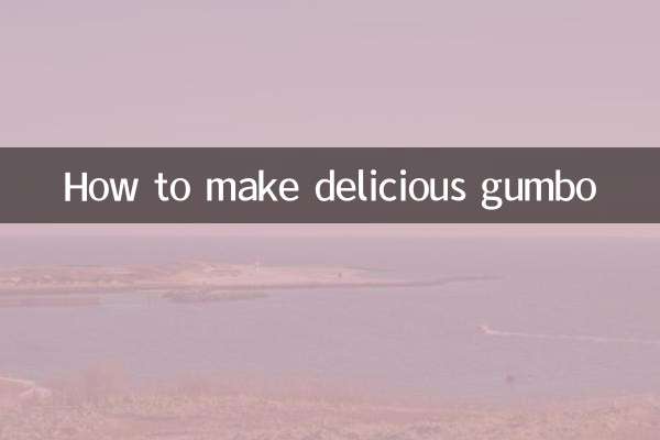 Como fazer gumbo delicioso