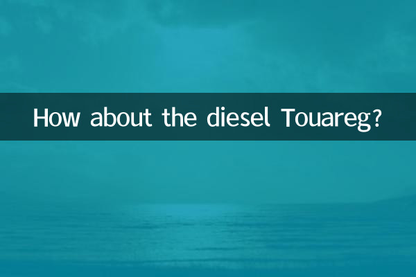 Che ne dici della Touareg diesel?