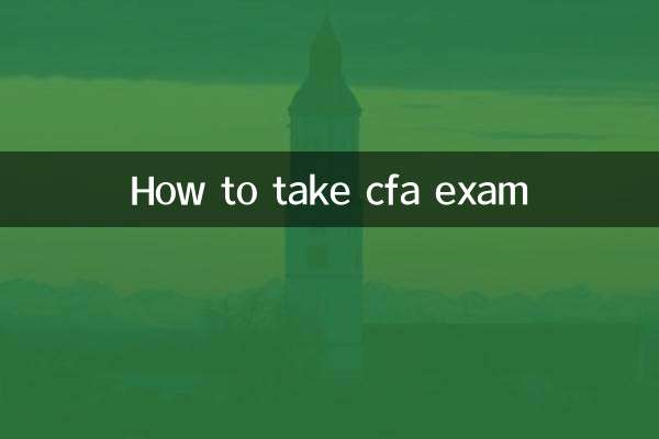 सीएफए परीक्षा कैसे लें