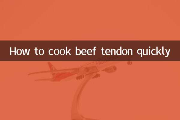 Como cozinhar tendão de carne rapidamente