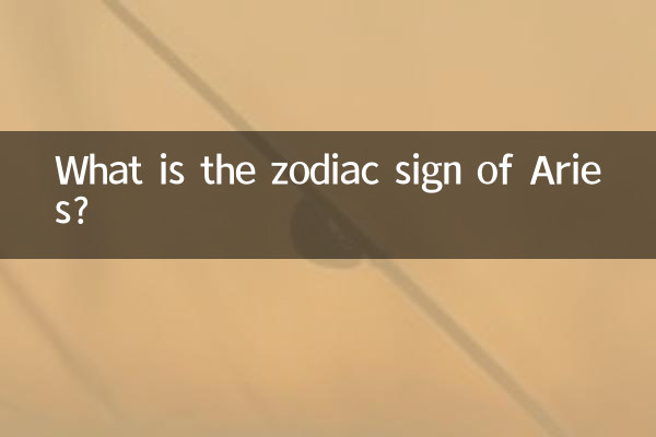 मेष राशि का राशि चिन्ह क्या है?