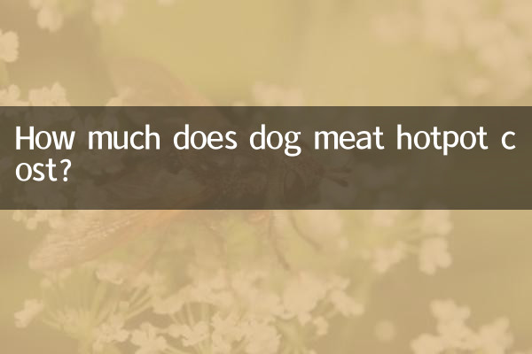 How much does dog meat hotpot cost?