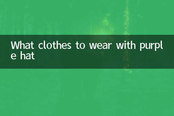 Quali vestiti indossare con il cappello viola