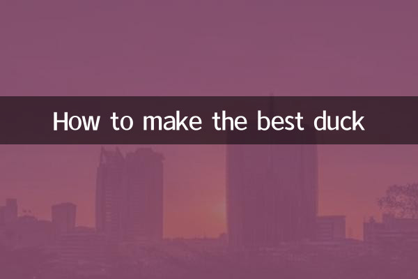 Wie man die beste Ente macht