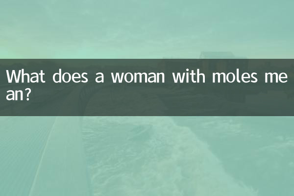 ¿Qué significa una mujer con lunares?