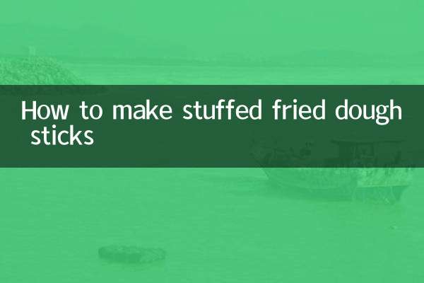 Come preparare dei bastoncini di pasta fritta ripieni