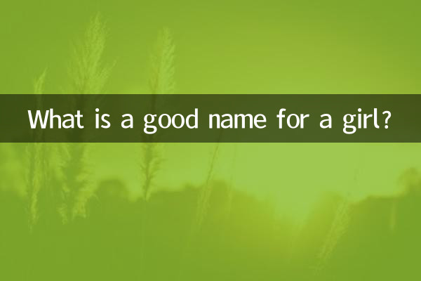 Quel est un bon nom pour une fille ?