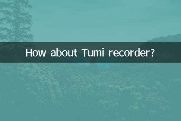 How about Tumi recorder?