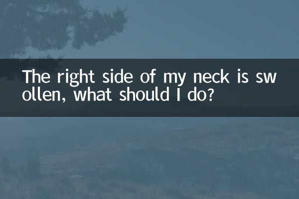 Die rechte Seite meines Halses ist geschwollen, was soll ich tun?