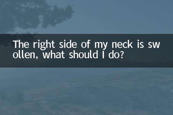 Die rechte Seite meines Halses ist geschwollen, was soll ich tun?