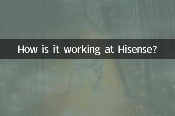 How is it working at Hisense?