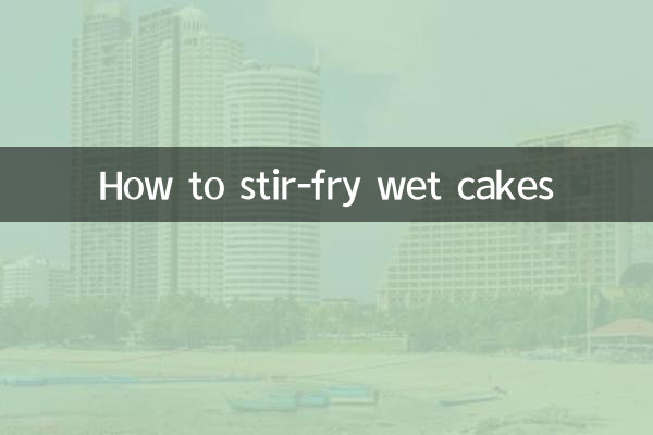 Cómo sofreír pasteles húmedos