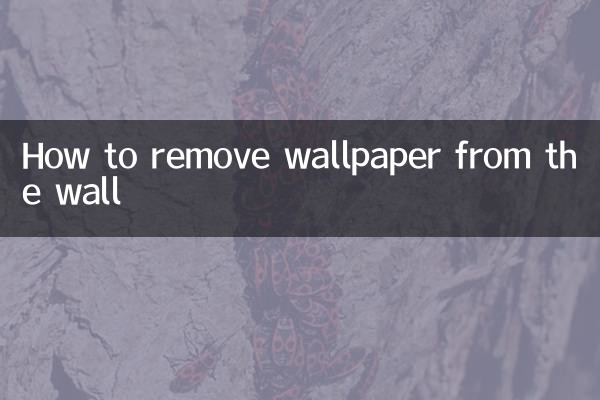 كيفية إزالة ورق الحائط من الحائط