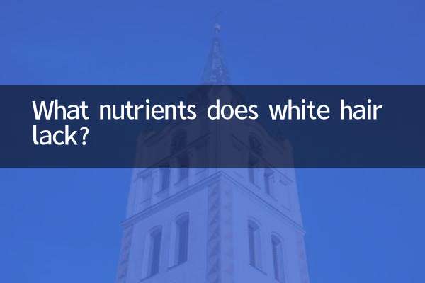 ¿Qué nutrientes le faltan a las canas?