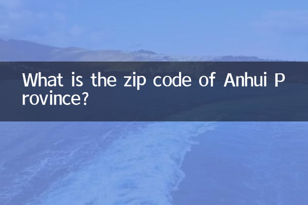安徽省郵編是多少