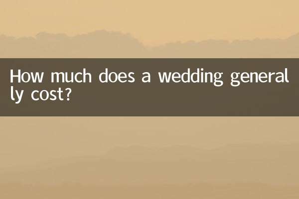 Quanto custa geralmente um casamento?