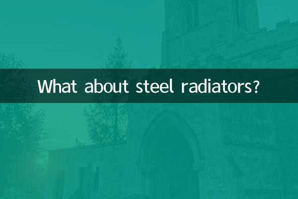 E i radiatori in acciaio?