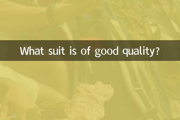 Quel costume est de bonne qualité ?