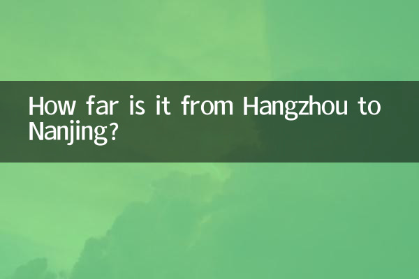 На каком расстоянии Ханчжоу от Нанкина?