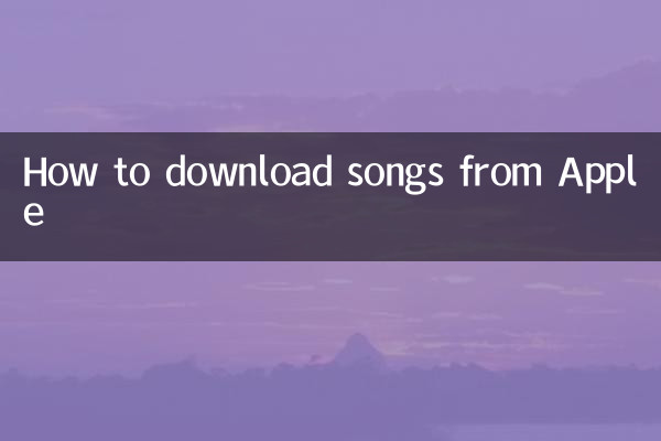 ایپل سے گانے ڈاؤن لوڈ کرنے کا طریقہ