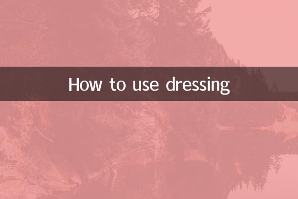 So verwenden Sie Dressing