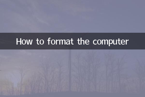 Cómo formatear la computadora