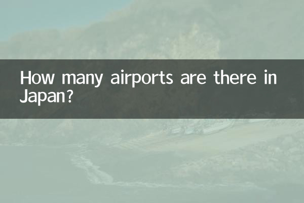 Quanti aeroporti ci sono in Giappone?