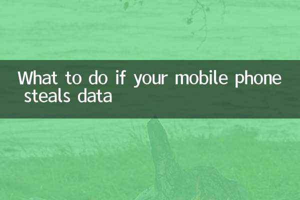 휴대폰에서 데이터를 도용하는 경우 대처 방법