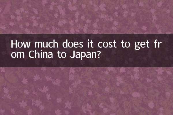 چین سے جاپان جانے کے لئے کتنا خرچ آتا ہے؟
