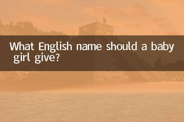 ایک بچی لڑکی کو کون سا انگریزی نام دینا چاہئے؟