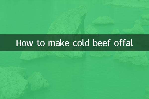 How to make cold beef offal