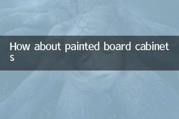 How about painted board cabinets