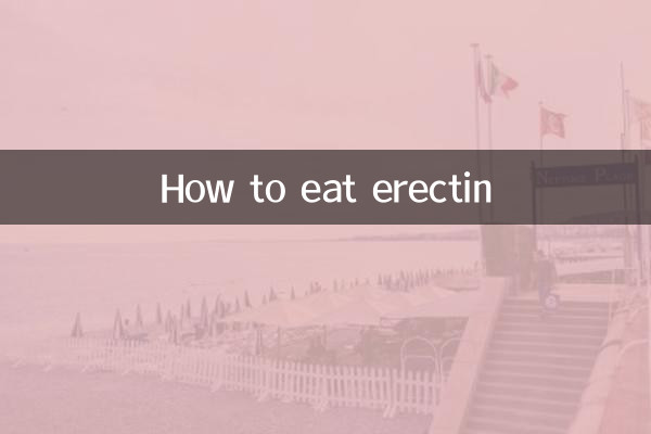 Como comer erectina