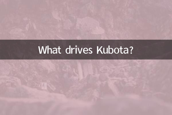 Kubota의 원동력은 무엇입니까?