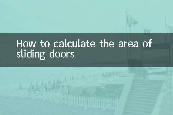 Como calcular a área das portas de correr