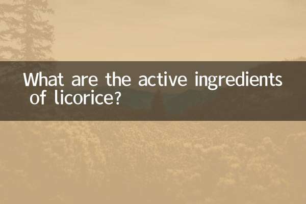 Каковы активные ингредиенты солодки?
