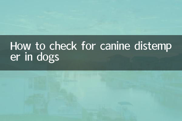 Cómo detectar el moquillo canino en perros