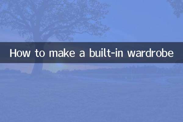 Como fazer um guarda-roupa embutido