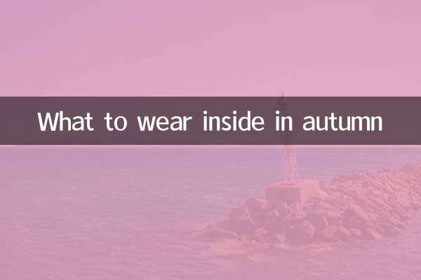 Qué ponerse por dentro en otoño