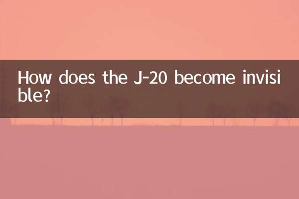 J-20 अदृश्य कैसे हो जाता है?